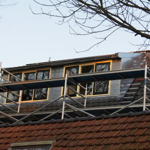 Zinkwerk op dakkapel